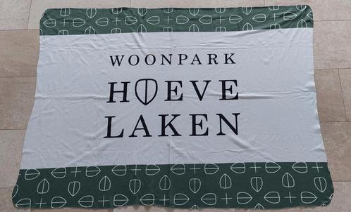 Fleece omslagdoeken woonpark Hoevelaken 2 stuks, Hobby en Vrije tijd, Stoffen en Lappen, Zo goed als nieuw, Ophalen of Verzenden