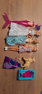 Barbie Poppen Set met Accessoires, Ophalen of Verzenden, Gebruikt, Barbie
