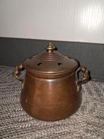 Koperen Potpourri Ketel met Deksel, Ophalen of Verzenden