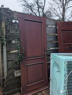 Hard houten deur  2x, Ophalen of Verzenden, Hout, Overige typen