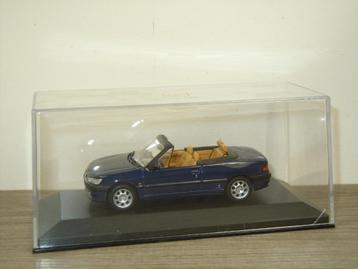 Peugeot 306 Cabrio - Dark Blue - Minichamps 1:43 beschikbaar voor biedingen