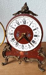schitterende oude tafelklok met 8 daags uurwerk- Orfac ?, Antiek en Kunst, Ophalen of Verzenden
