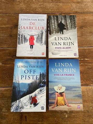 4 boeken Linda van Rijn 