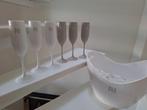 Champagnekoeler wijnkoeler plus glazen van Riviera Maison, Huis en Inrichting, Woonaccessoires | Wijnrekken, Ophalen, Kunststof