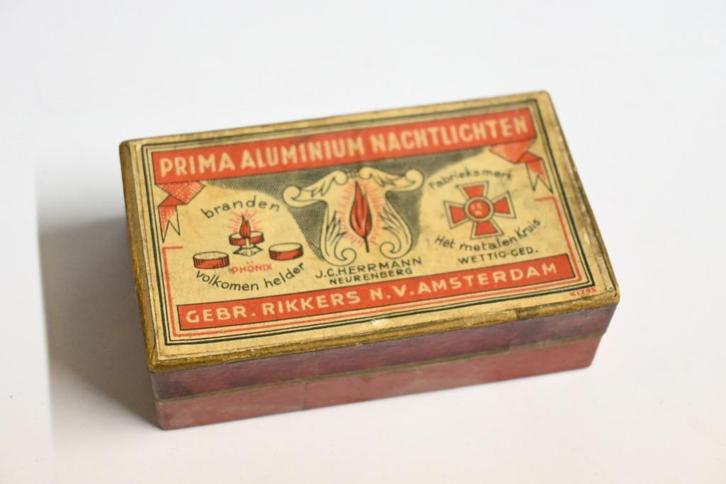 K nummer wo2 nachtlicht pitjes lont Rikkers Amsterdam NL, Verzamelen, Militaria | Tweede Wereldoorlog, Overige soorten, Overige typen