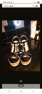 Plateau sandalet, Ophalen of Verzenden, Zo goed als nieuw, Zwart, Sneakers of Gympen