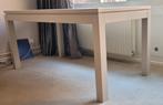 Beige tafel 160x80, Huis en Inrichting, Tafels | Eettafels, Ophalen, 50 tot 100 cm, Zo goed als nieuw, 150 tot 200 cm