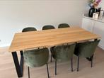 Woood eiken houten boomstam tafel 200 x 95, Huis en Inrichting, Tafels | Eettafels, Ophalen, 50 tot 100 cm, Zo goed als nieuw
