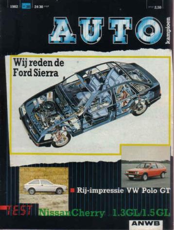 Autokampioen 38 1982 : Ford Sierra - VW Polo Coupe GT beschikbaar voor biedingen