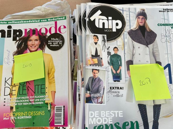 Knip tijdschriften! 2013 / 2017, Hobby en Vrije tijd, Kledingpatronen, Zo goed als nieuw, Vrouw, Knipmode, Ophalen of Verzenden