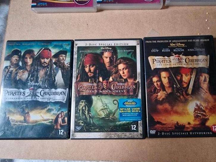 Pirates of the Caribbean DVD Boxset, Cd's en Dvd's, Dvd's | Overige Dvd's, Zo goed als nieuw, Boxset, Vanaf 12 jaar, Ophalen of Verzenden