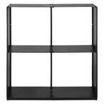 Houtopslag | Brandhoutrek | Houtrek | 80x28x80cm | Staal, Minder dan 3 m³, Ophalen of Verzenden