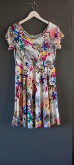Made in Italy jurk met wijde rok maat 40, Maat 38/40 (M), Wit, Ophalen of Verzenden, Zo goed als nieuw