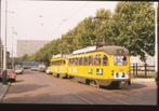 h272: dia van HTM PCC tram 2116, nabij CS, '80s, Verzamelen, Ophalen of Verzenden, Gebruikt, Tram, Kaart of Prent