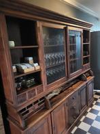 Antieke Kast met Glazen Deuren, Antiek en Kunst, Ophalen of Verzenden