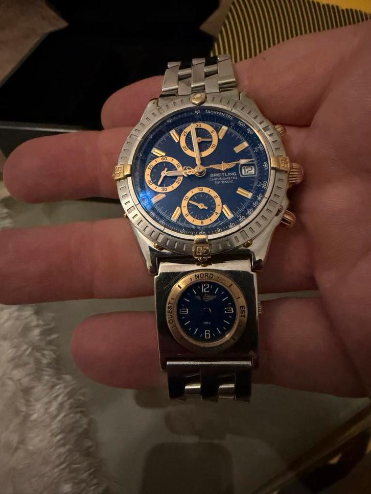 Breitling Chronomat Chronograaf Polshorloge, Sieraden, Tassen en Uiterlijk, Horloges | Heren, Gebruikt, Polshorloge, Breitling