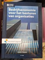 Bedrijfseconomie voor het besturen van organisaties, André Heezen, Ophalen of Verzenden, Management, Zo goed als nieuw