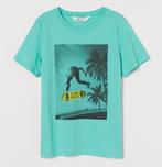 H&M turquoise jongens t-shirt shirt Stay Chill maat 146-152, Kinderen en Baby's, Kinderkleding | Maat 146, Nieuw, Jongen, Ophalen of Verzenden
