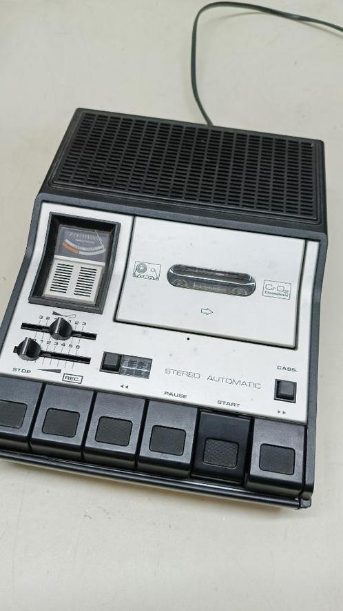 Grundig C435 Vintage Cassette Tape Player Recorder, Audio, Tv en Foto, Cassettedecks, Enkel, Overige merken, Tape counter, Ophalen of Verzenden