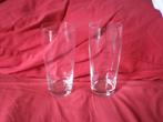 2 bierglazen. Fluitjes., Ophalen of Verzenden, Gebruikt, Bierglas
