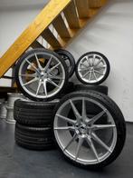 Set 19 inch JR21 “Japan racing velgen set incl banden, Auto-onderdelen, Banden en Velgen, Gebruikt, Banden en Velgen, Personenwagen