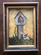 Prent Engel bij Kapel - Kunsthandel JAS Breda, Ophalen of Verzenden, 1960 tot 1980, Zo goed als nieuw, Overige onderwerpen