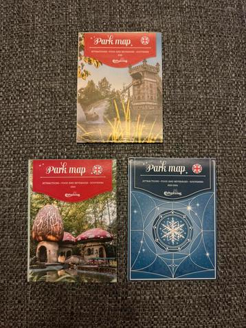 Park map Plattegrond Efteling Engelstalig 2023-2024 beschikbaar voor biedingen