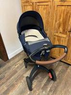 Donker blauwe Stokke Xplory, Kinderen en Baby's, Kinderwagens en Combinaties, Ophalen, Zo goed als nieuw, Overige merken