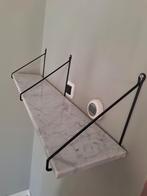 Marmeren plank met dragers, Huis en Inrichting, Woonaccessoires | Wandplanken en Boekenplanken, Ophalen, Zo goed als nieuw