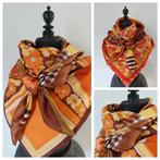 Shawl Omslagdoek Handmade Mucho Gusto style M, retro oranje, Kleding | Dames, Mutsen, Sjaals en Handschoenen, Ophalen of Verzenden