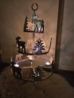 Kerst piramide/etagere  waxine lichthouder   uniek item!, Diversen, Kerst, Ophalen of Verzenden, Zo goed als nieuw