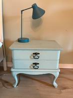 Vintage Nachtkastje met 2 Lades, Ophalen, Minder dan 45 cm, Zo goed als nieuw, Minder dan 55 cm