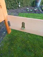 bed, Huis en Inrichting, Slaapkamer | Bedden, Ophalen, 90 cm, Eenpersoons, Beige