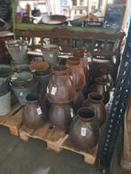 Partij stoere stalen vazen kruik, Antiek en Kunst, Curiosa en Brocante, Ophalen