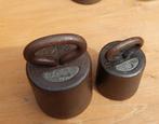 Gewicht, gewichten 1 kg en 2 kg ijzer geijkt Beckers 1960, Ophalen of Verzenden, Zo goed als nieuw