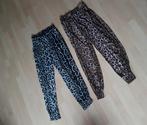 Broeken leopard grijs en bruin maat S/M, Verzenden, Maat 38/40 (M), Bruin, Lang