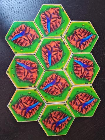 Goud tegels Kolonisten van Catan Houten serie beschikbaar voor biedingen