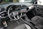 Audi Q3 Sportback 45 TFSI e 2x S-line 245PK Navi ACC PDC CAM, Gebruikt, Zwart, Leder en Stof, Hybride Elektrisch/Benzine