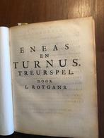 1714 L. Rotgans: Eneas en Turnus, treurspel + Boerenkermis,, Antiek en Kunst, L. Rotgans, Ophalen of Verzenden