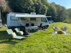 Hymer 710 XXL Garage 1997 – Zeer ruime integraalcamper, Caravans en Kamperen, Campers, Integraal, Ringverwarming, Particulier