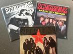 SCORPIONS - 3 keer single - METAL hard rock 80's, Cd's en Dvd's, Vinyl Singles, Rock en Metal, Ophalen of Verzenden, 7 inch, Zo goed als nieuw