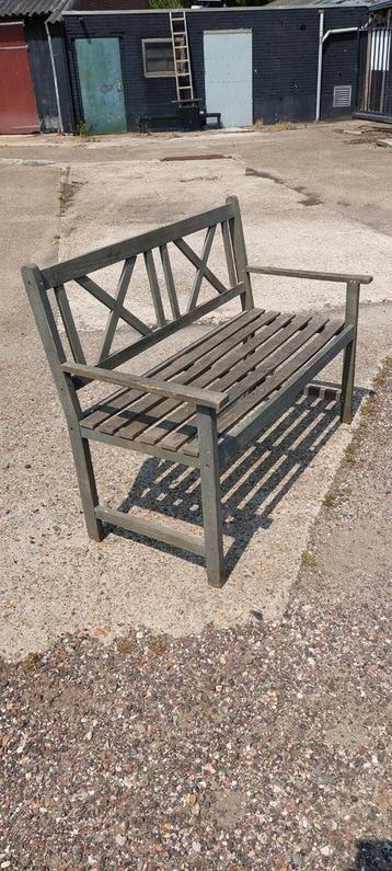 Teakhouten tuinbankje 120 x 88 x 50 cm beschikbaar voor biedingen