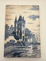 Delfts Blauwe Tegel - Haven Tafereel, Antiek en Kunst, Antiek | Wandborden en Tegels, Ophalen of Verzenden