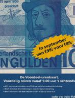 Retro reclame 1999 NS tien gulden biljet goedkoper, Verzamelen, Verzenden, Overige typen