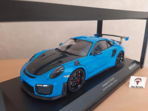 Porsche 911 GT2 RS 2019 in Shark Blue van Minichamps 1:18, Hobby en Vrije tijd, Modelauto's | 1:18, Nieuw, Auto, MiniChamps, Ophalen of Verzenden