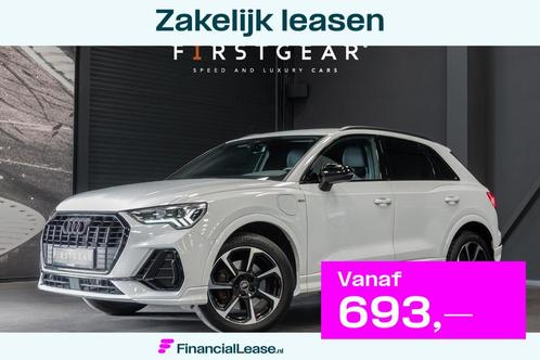 Audi Q3 45 TFSI e S edition *Sportstoelen / ACC / Business-p, Auto's, Audi, Bedrijf, Lease, Financial lease, Q3, ABS, Achteruitrijcamera
