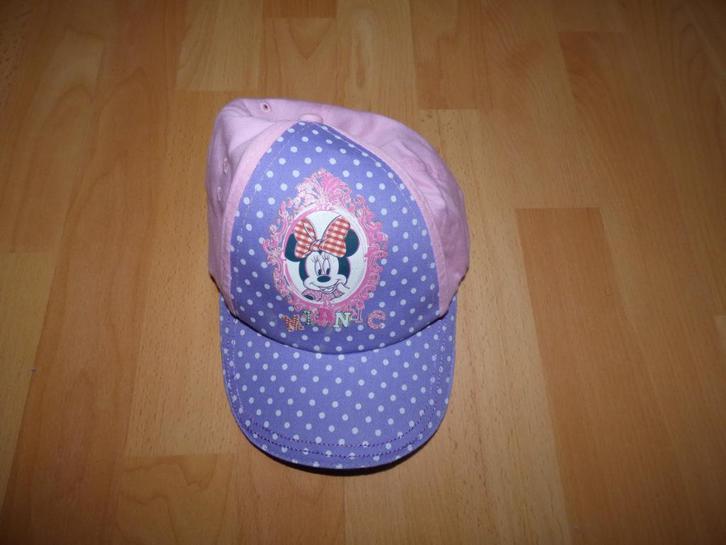 Leuke roze/lila Minnie mouse pet, Kinderen en Baby's, Kinderkleding | Petten en Hoeden, Gebruikt, Meisje, Pet, Ophalen of Verzenden