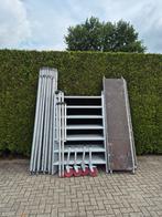 Aluminium rolsteiger ruim 11 meter werkhoogte, Ophalen, Gebruikt, Rolsteiger of Kamersteiger, 5 meter of hoger