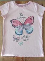 Roze t-shirt met vlinders Dopodopo maat 128, Ophalen of Verzenden, Zo goed als nieuw, Meisje, Shirt of Longsleeve