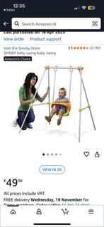 Smoby schommel, Kinderen en Baby's, Speelgoed | Buiten | Speeltoestellen, Ophalen, Zo goed als nieuw, Schommel